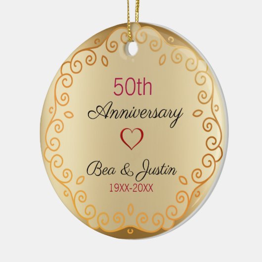 Ornement Floral Or (Gauche)