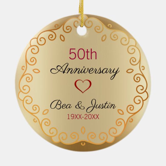 Ornement Floral Or (Dos)