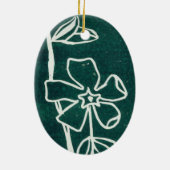 Ornement floral "Vinca verte" (Dos)