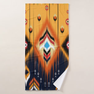 Ornement folklorique géométrique Ikat. Ethnie trib