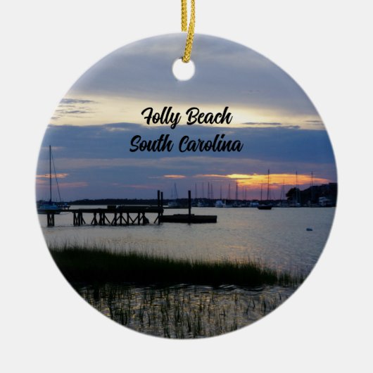 Ornement Folly Harbor Sunset (Devant)