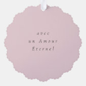 Ornement français de poupée noire précieuse (Verso)