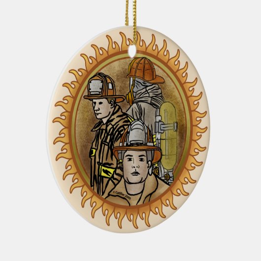 Ornement Fraternité des pompiers (Droite)