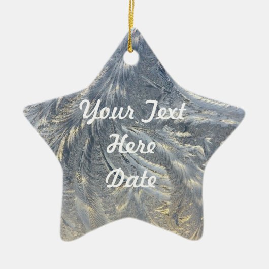 Ornement Frosty personnalisé (Devant)