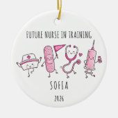 Ornement Futur Infirmier en Formation (Devant)