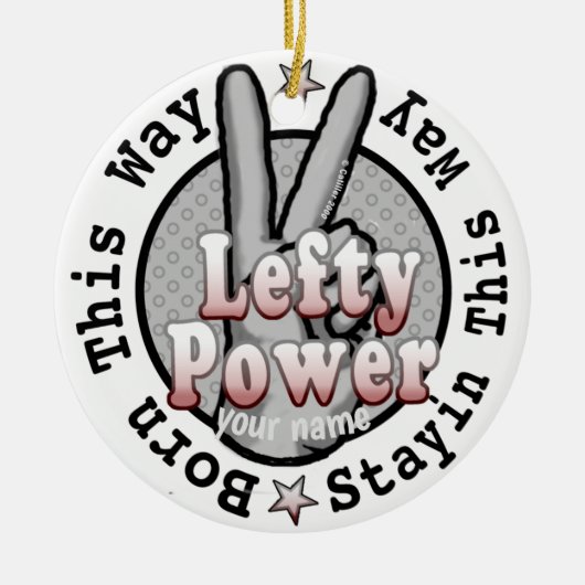 Ornement gaucher Lefty Power (Devant)