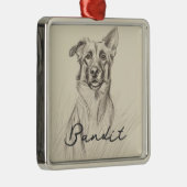 Ornement German Shepard (Droite)