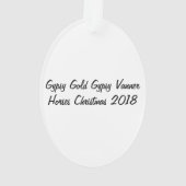 Ornement gitan de ferme d'or (dos)