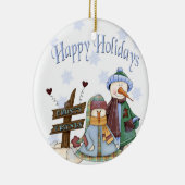 Ornement givré d'amis (Droite)