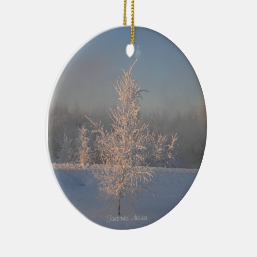 Ornement givré d'arbres (Droite)