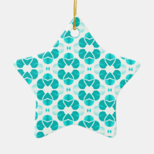 Ornement Glam Star, Turquoise