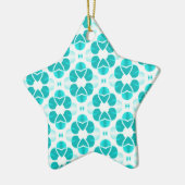 Ornement Glam Star, Turquoise (Gauche)