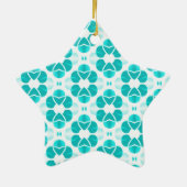 Ornement Glam Star, Turquoise (Dos)