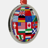 Ornement global de souvenir de drapeaux (Droite)