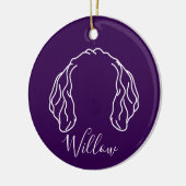 Ornement Golden Doodle (Logo Om) (Gauche)