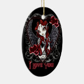 Ornement gothique d'ange de tatouage de "Stevie" (Droite)