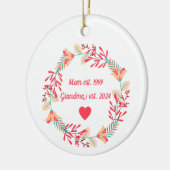 Ornement grand-mère, cadeau pour grand-mère, grand (Gauche)