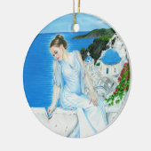 Ornement grec de beauté de Santorini (Gauche)