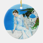 Ornement grec de beauté de Santorini (Dos)