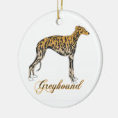 Ornement Greyhound (Gauche)