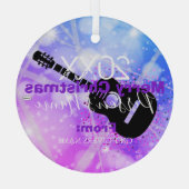 Ornement guitariste de Noël HAMbWG (Verso)