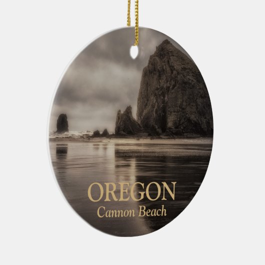 Ornement : Haystack Rock Et Aiguilles (Cercle) (Droite)