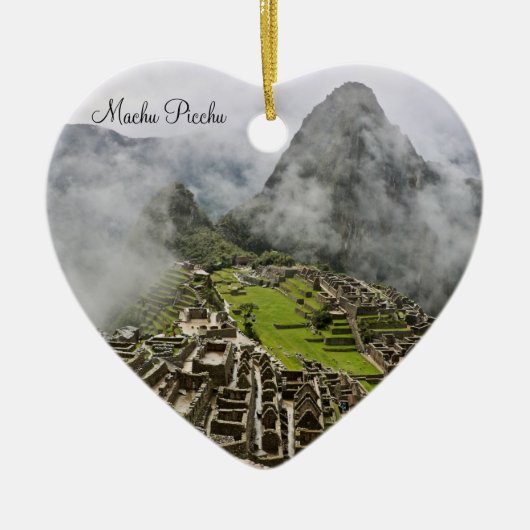 Ornement Heart Machu Picchu (Devant)