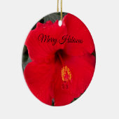 Ornement Hibiscus rouge (Droite)