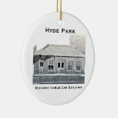 Ornement historique du funiculaire de Hyde Park (Droite)