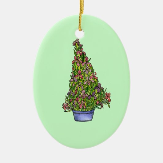 Ornement Iris de Noël (Devant)