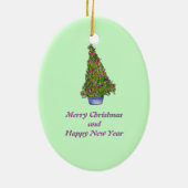 Ornement Iris de Noël (Dos)