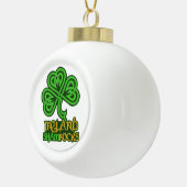 Ornement irlandais de Noël de shamrock (Droite)