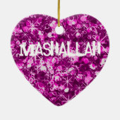 Ornement islamique de célébration de Mashallah (Dos)