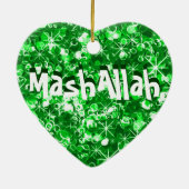 Ornement islamique de vert de célébration de (Dos)