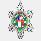 Ornement italien de Noël de Bronx d'avenue (Vue impression)