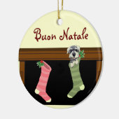 Ornement italien de Noël de Buon Natale (Gauche)