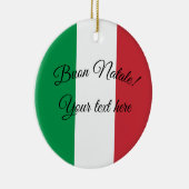 Ornement italien de Noël de drapeau de Buon Natale (Droite)