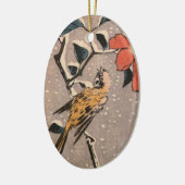 Ornement japonais vintage d'oiseau (Gauche)