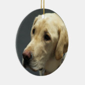 Ornement jaune de Labrador (Droite)