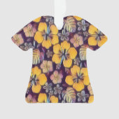 Ornement jaune de l'Hibiscus hawaïen (devant)