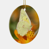 Ornement jaune de papillon (Droite)