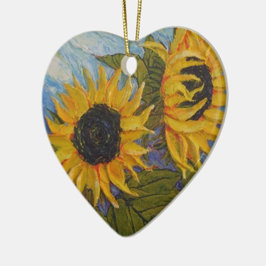 Ornement jaune du tournesol de Paris (Gauche)