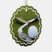 Ornement jouant au golf (Droite)