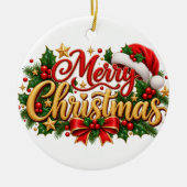 Ornement Joyeux Noël (Devant)