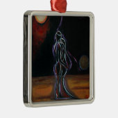 Ornement jumel de flammes : Métal (Droite)