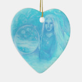 Ornement jumel de Noël de bébés de l'ange W de (Droite)