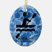 Ornement Kayak personnalisé (Droite)