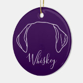 Ornement Labrador (Logo Om) (Gauche)