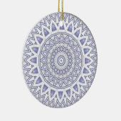 Ornement léger de mandala de flocon (Droite)
