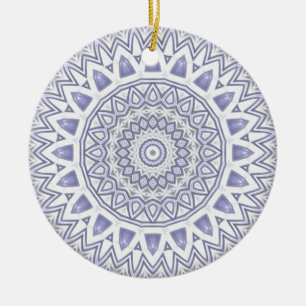Ornement léger de mandala de flocon